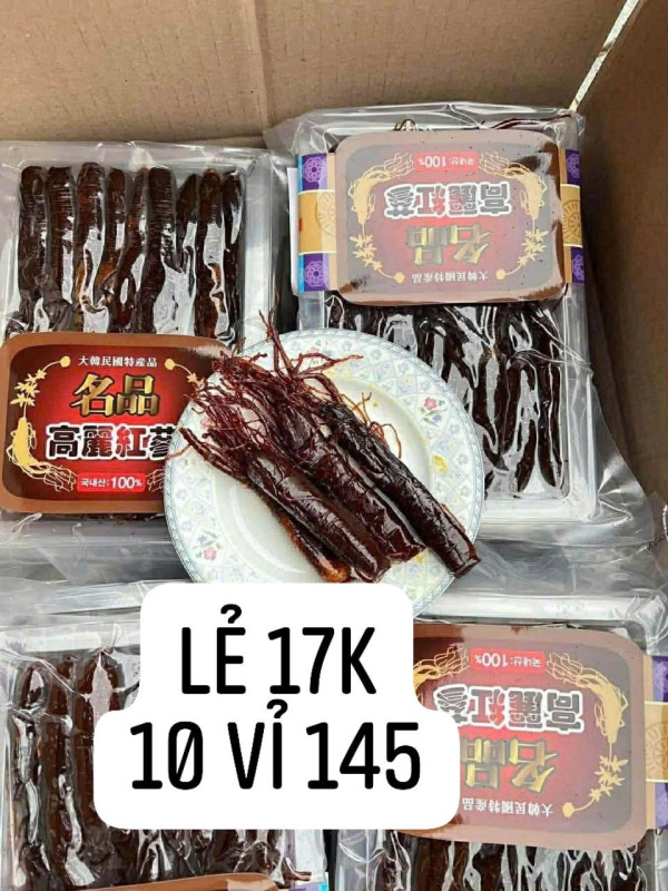 SÂM TƯƠI TẨM MẬT ONG ( SÂM 4 ~ 5 TUỔI )