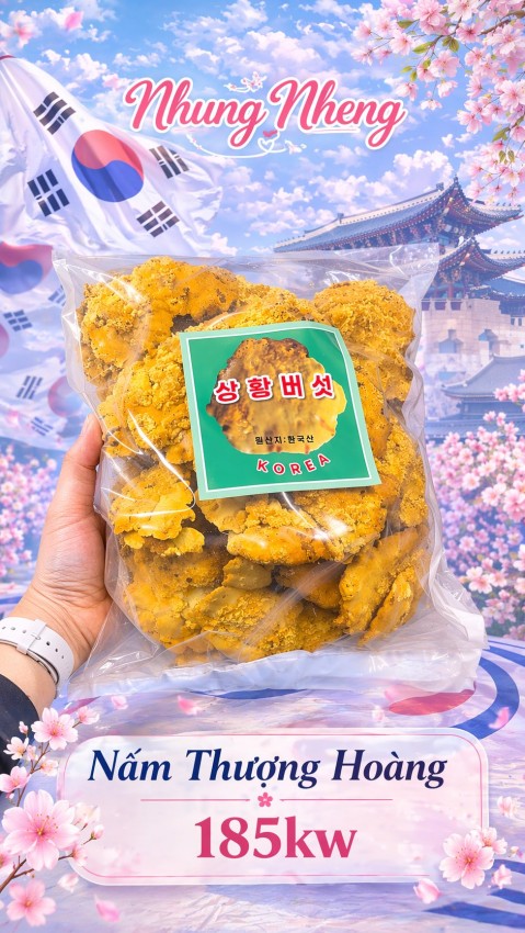 NẤM THƯỢNG HOÀNG HÀN QUỐC - VUA CỦA CÁC LOẠI NẤM - 1kg