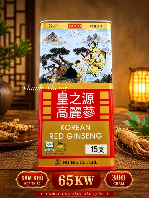 SÂM KHÔ HỘP THIẾC 300...